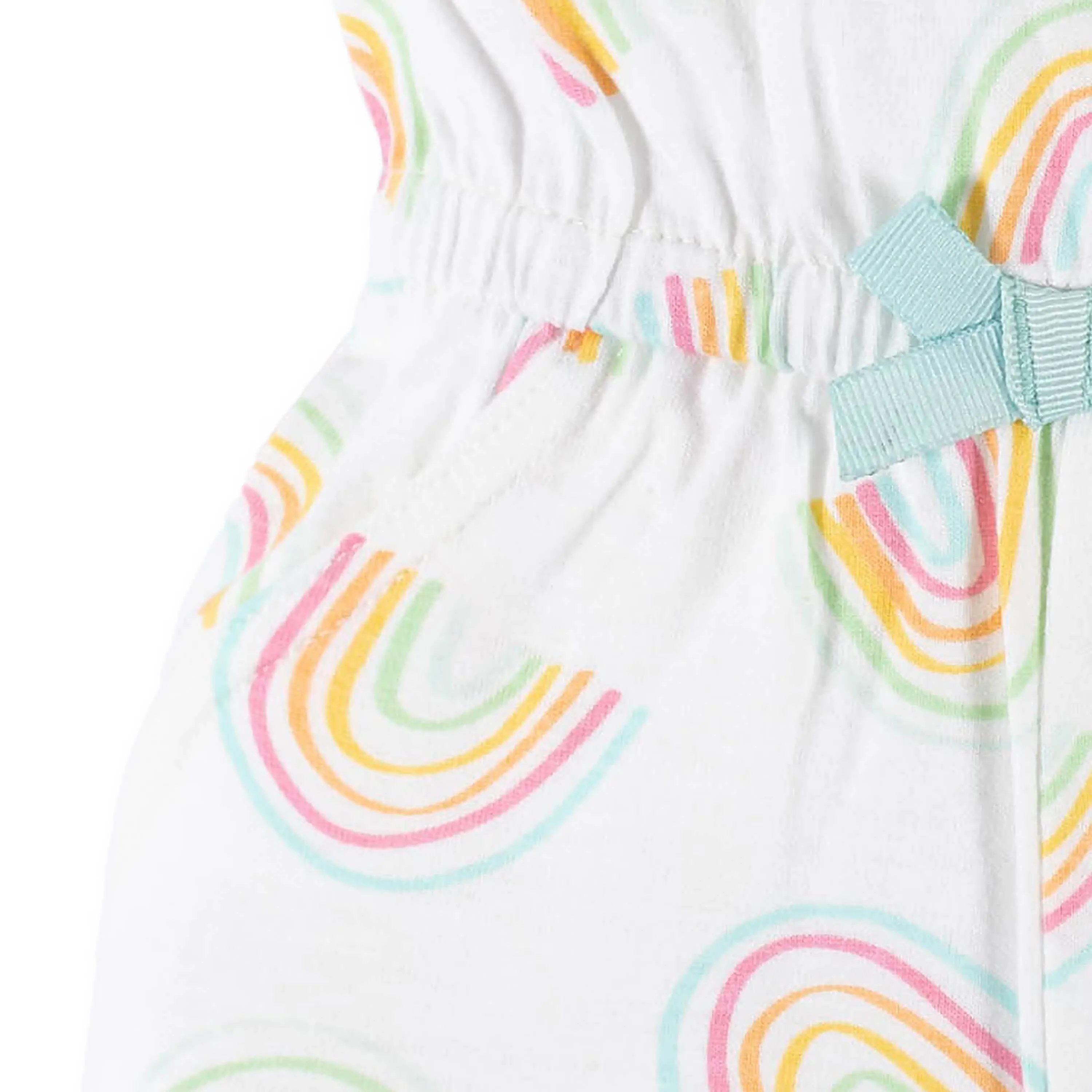 2-Pack Baby & Toddler Girls Dots Of Rainbows Tank Rompers