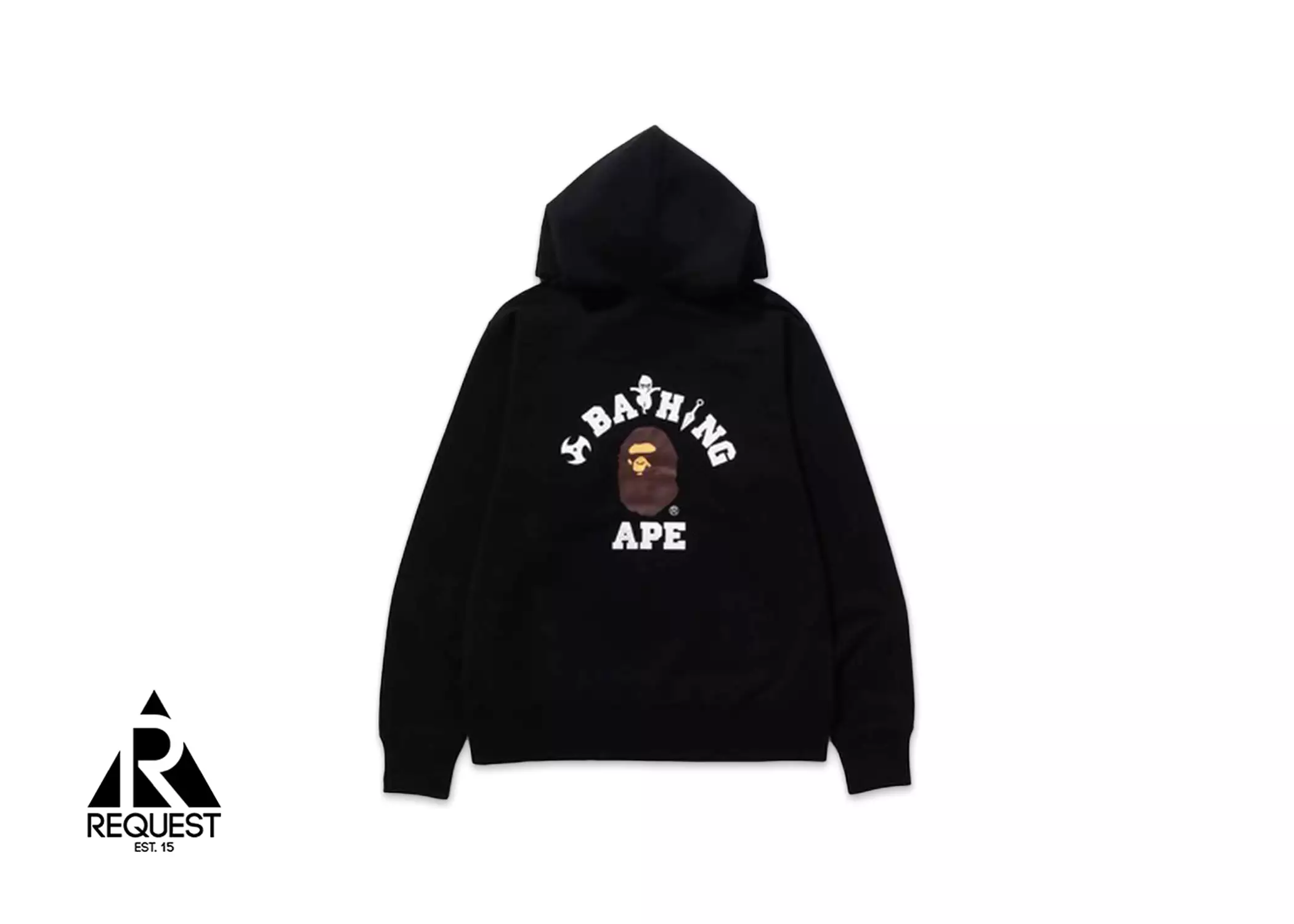 A Bathing Ape BAPE Ninja College Hoodie Black