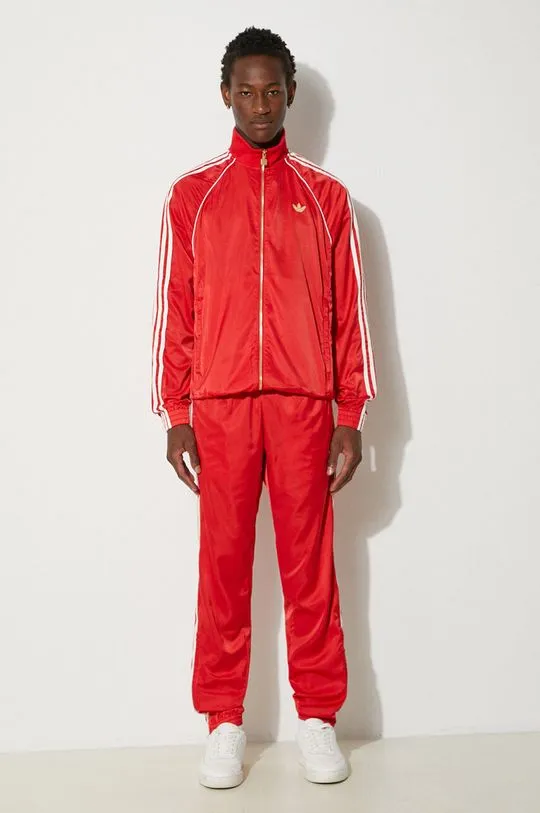 adidas Originals joggers Premium Track Pant red color IZ3189