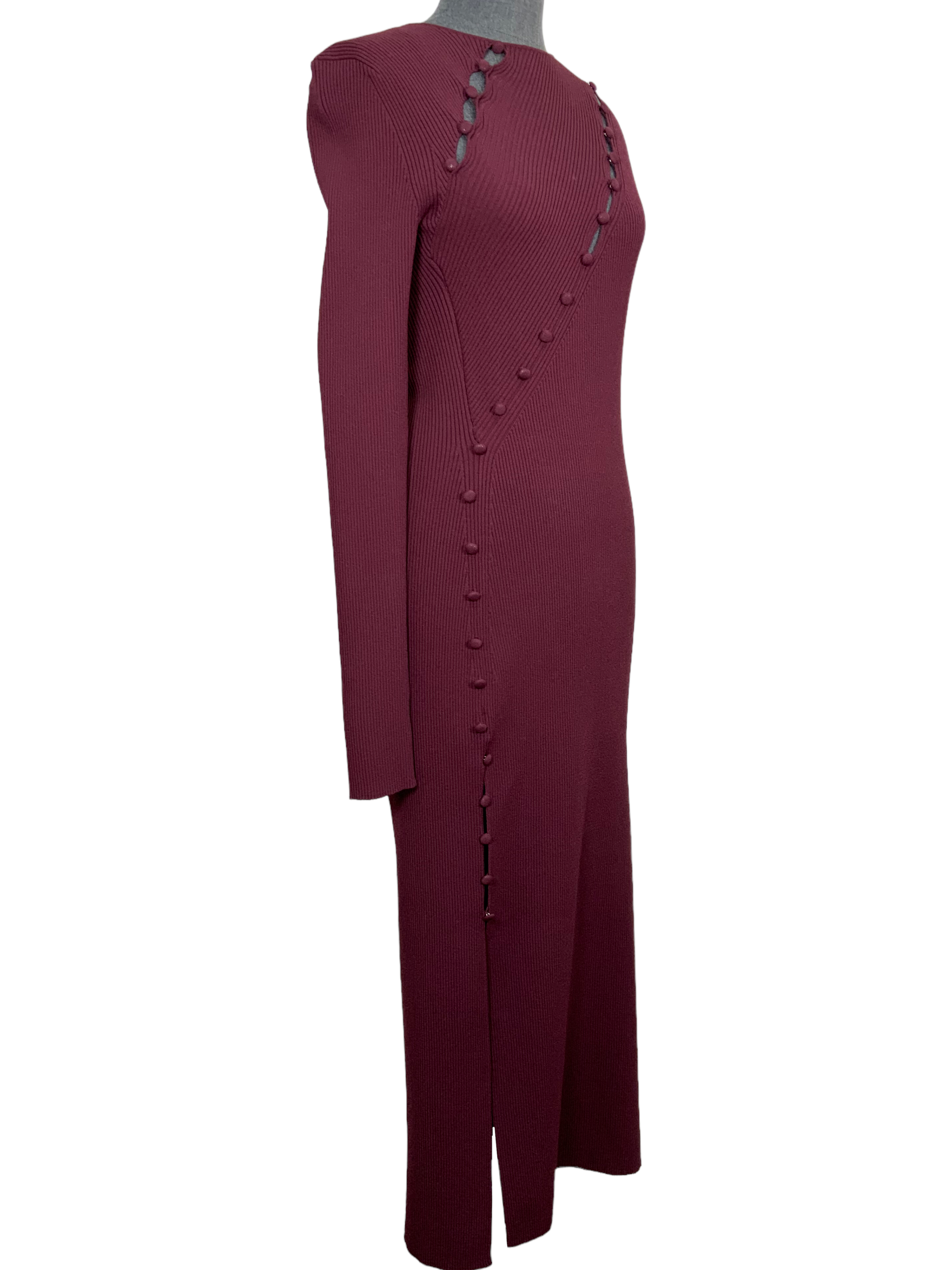 Altuzarra Ribbed Spandex Maxi Dress Size M