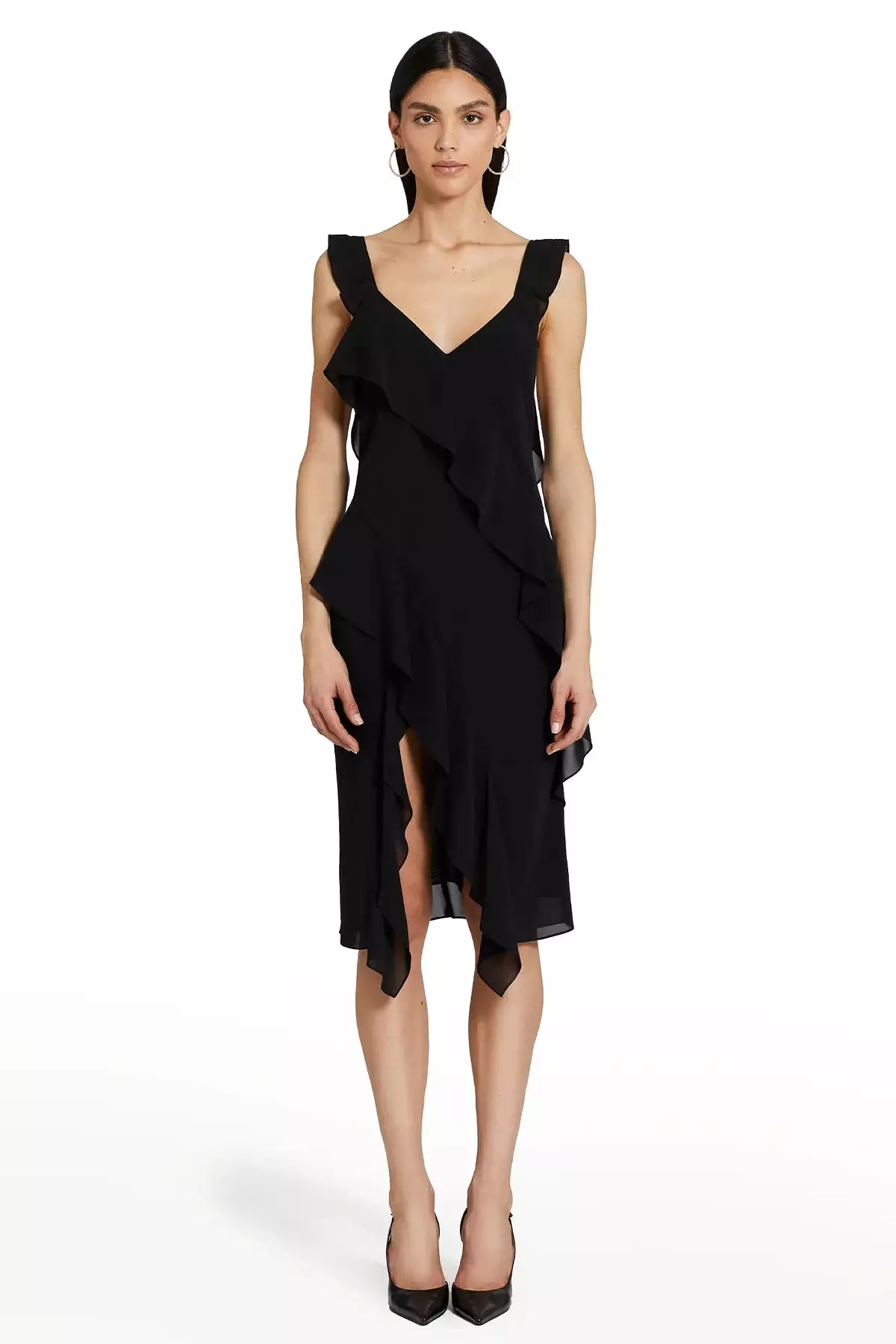 AMANDA UPRICHARD CANTARA DRESS Black