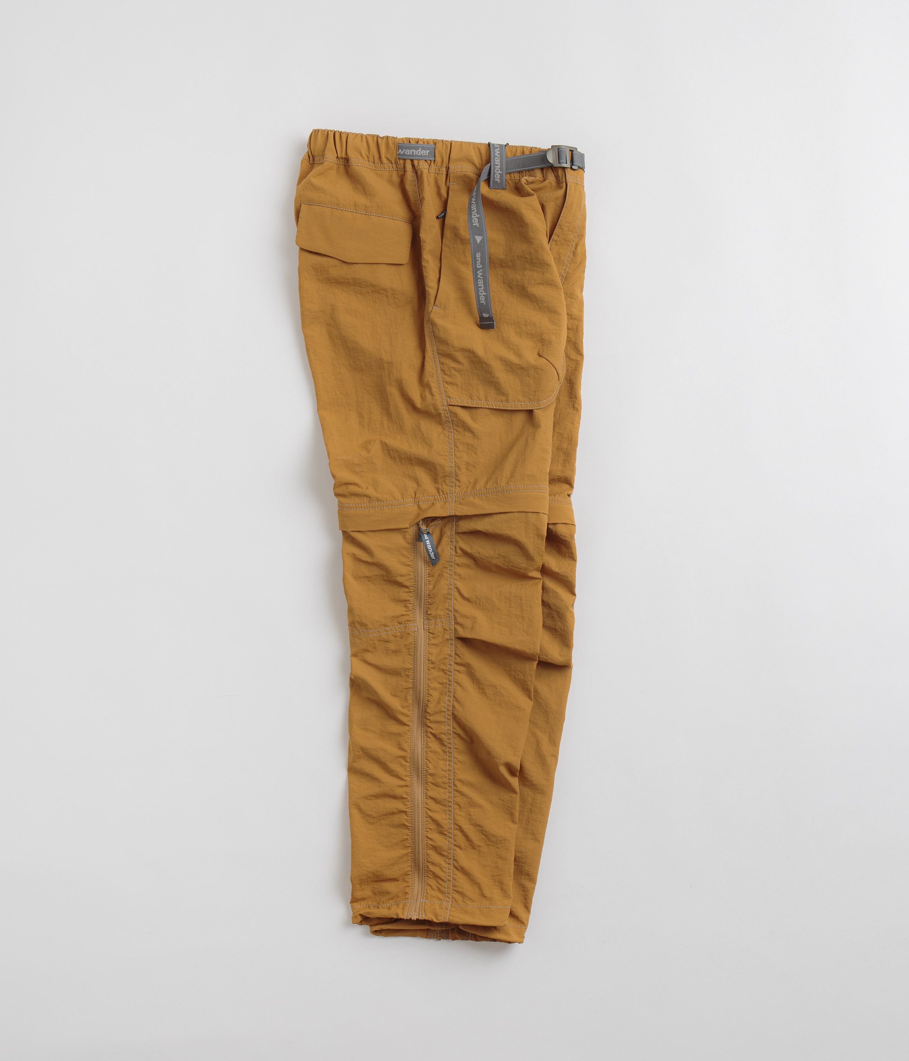 and wander Ny Taffeta Hiker 2Way Pants - Yellow