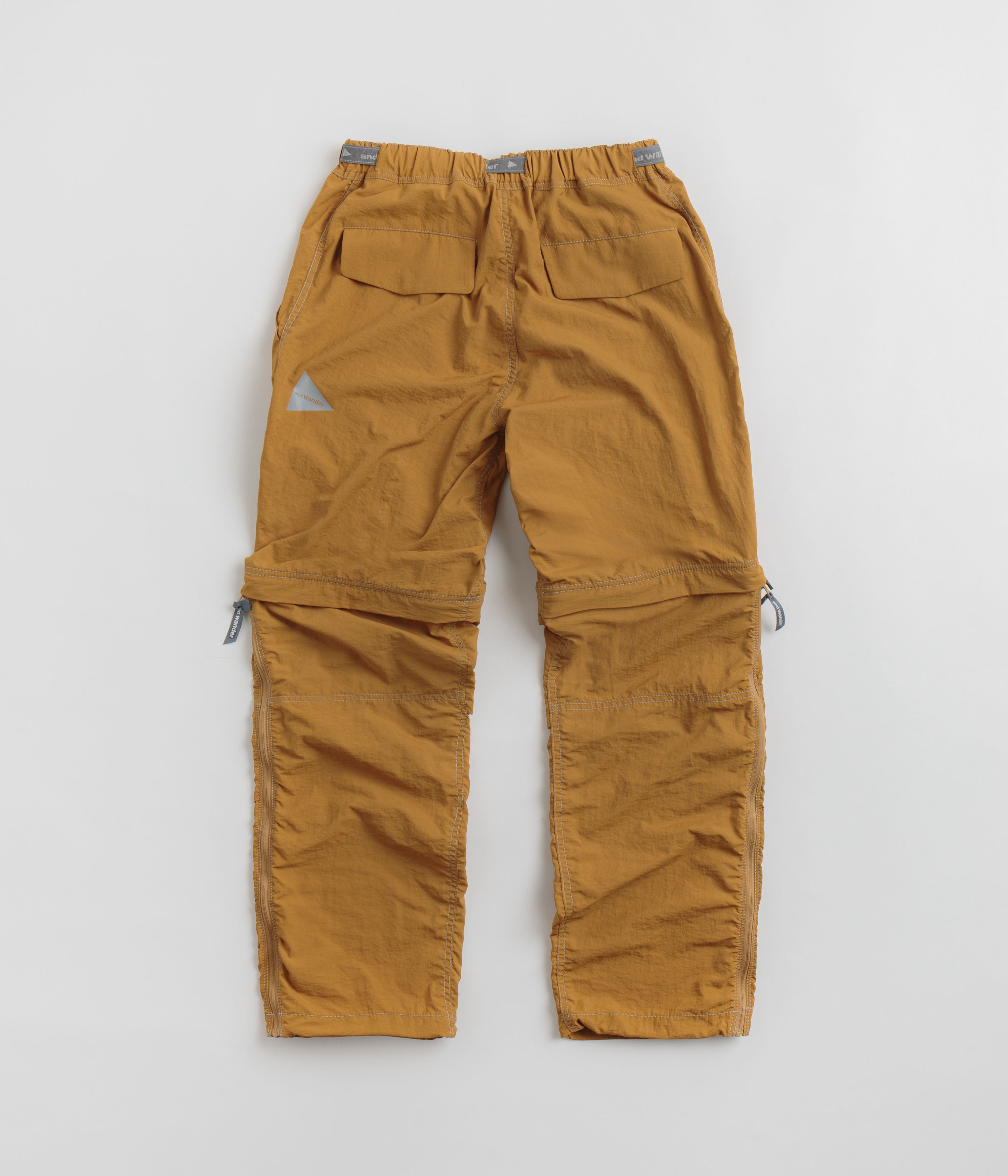 and wander Ny Taffeta Hiker 2Way Pants - Yellow