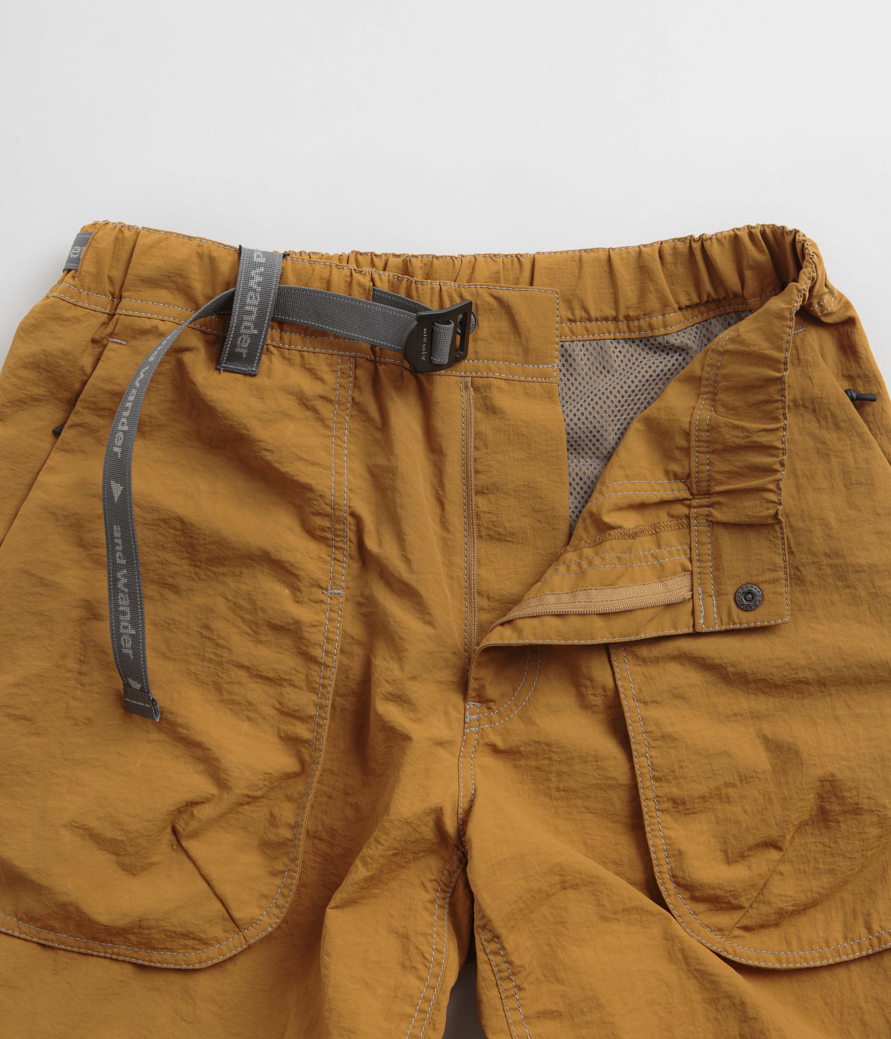 and wander Ny Taffeta Hiker 2Way Pants - Yellow