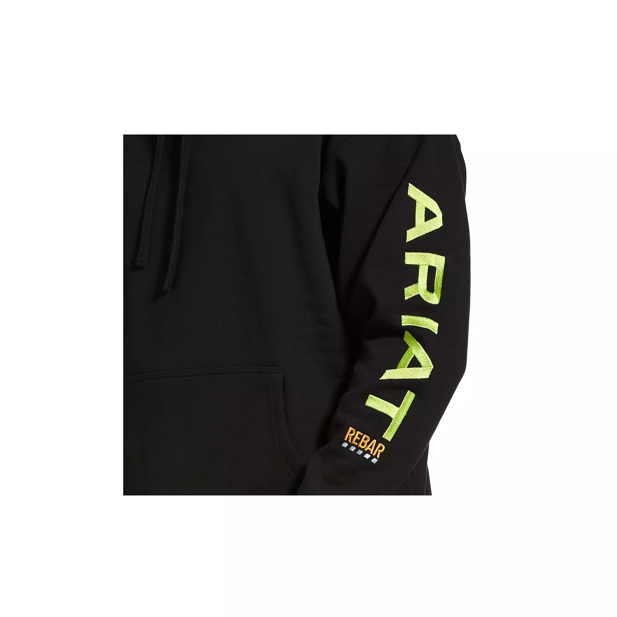 Ariat Rebar Graphic Hoodie Black Lime