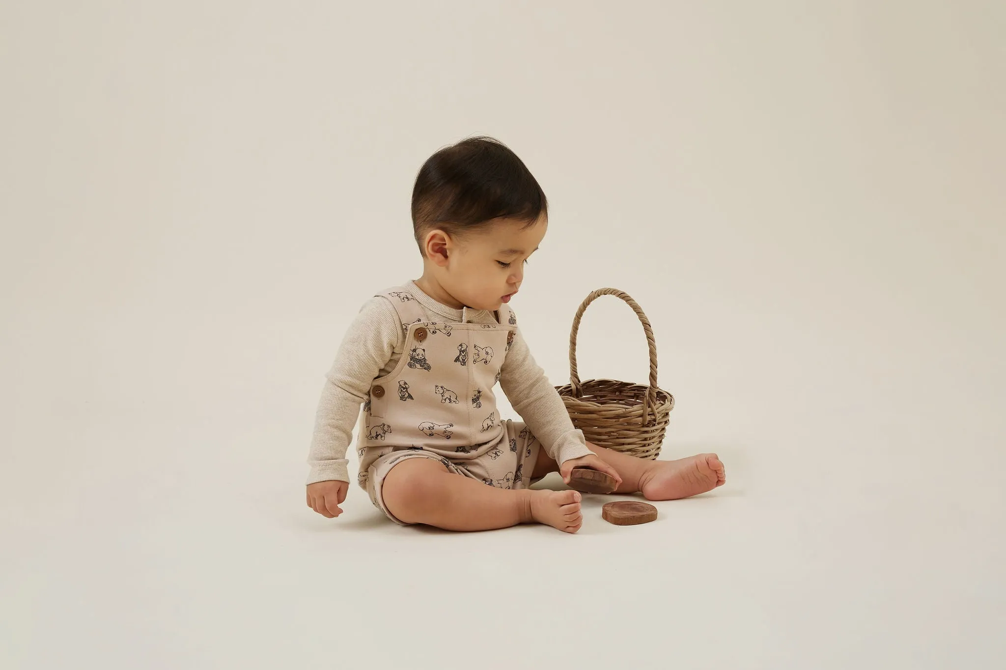 Aster & Oak Bear Overalls