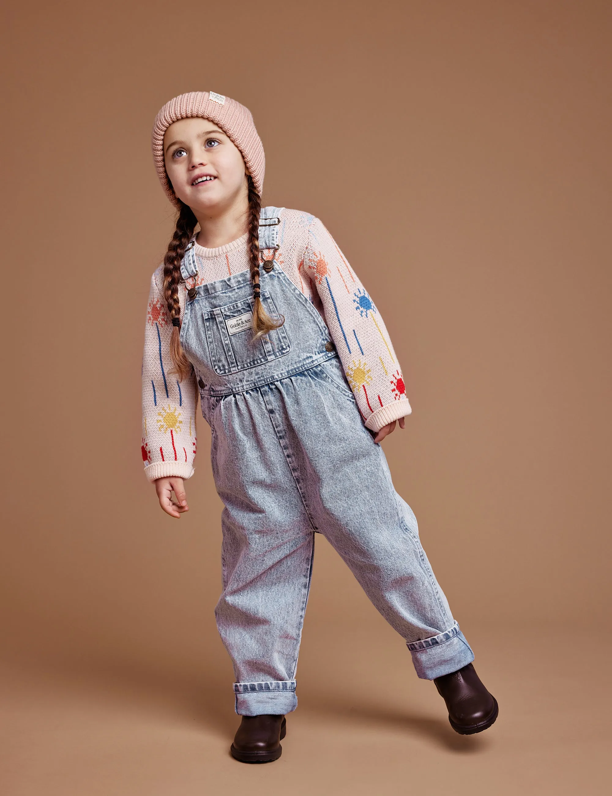 Austin Vintage Washed Denim Overalls