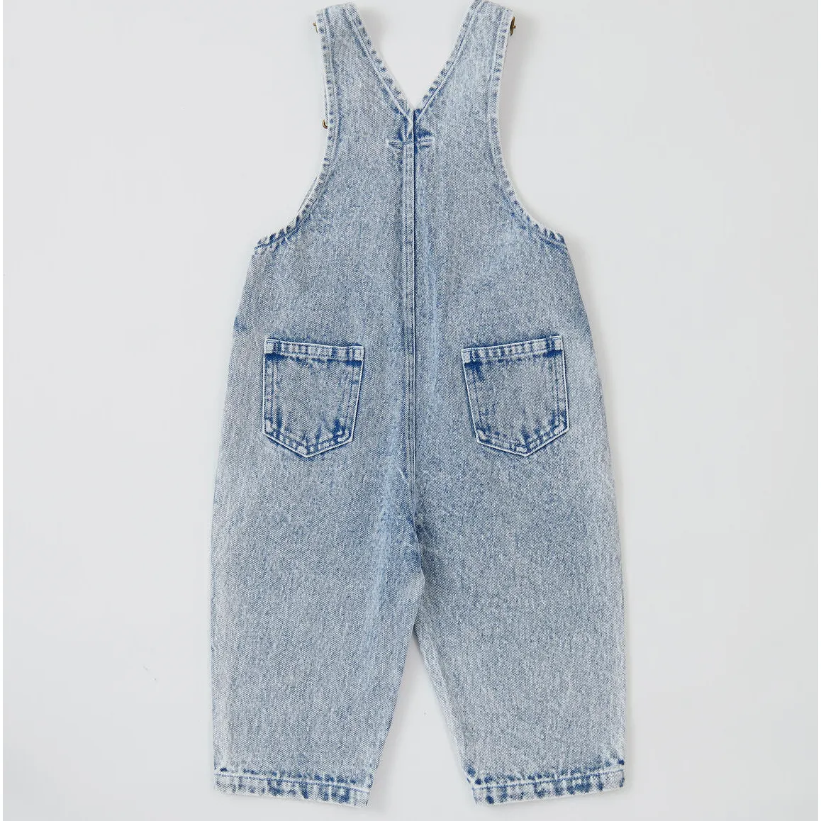 Austin Vintage Washed Denim Overalls