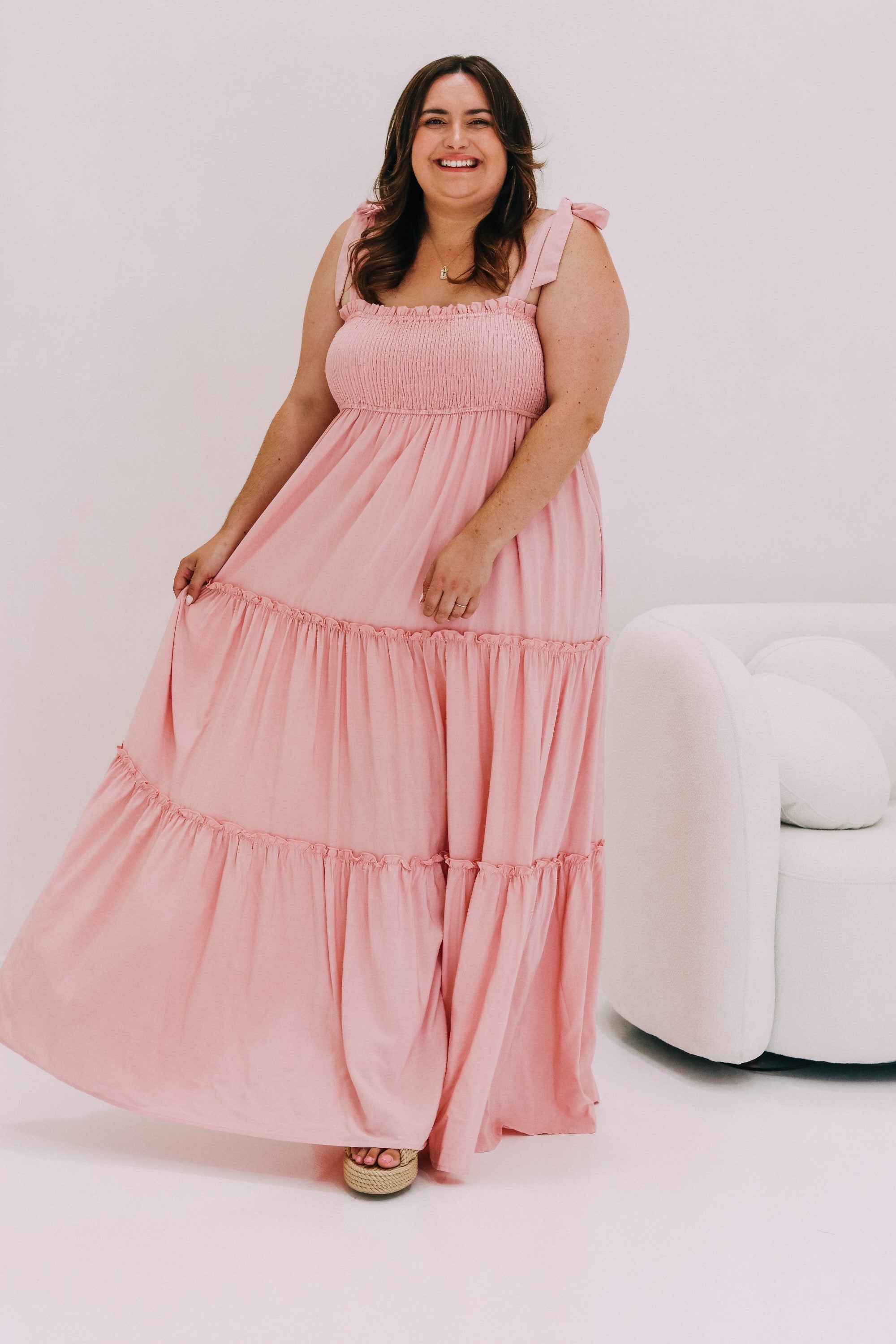 Baby Doll Maxi - Baby Pink