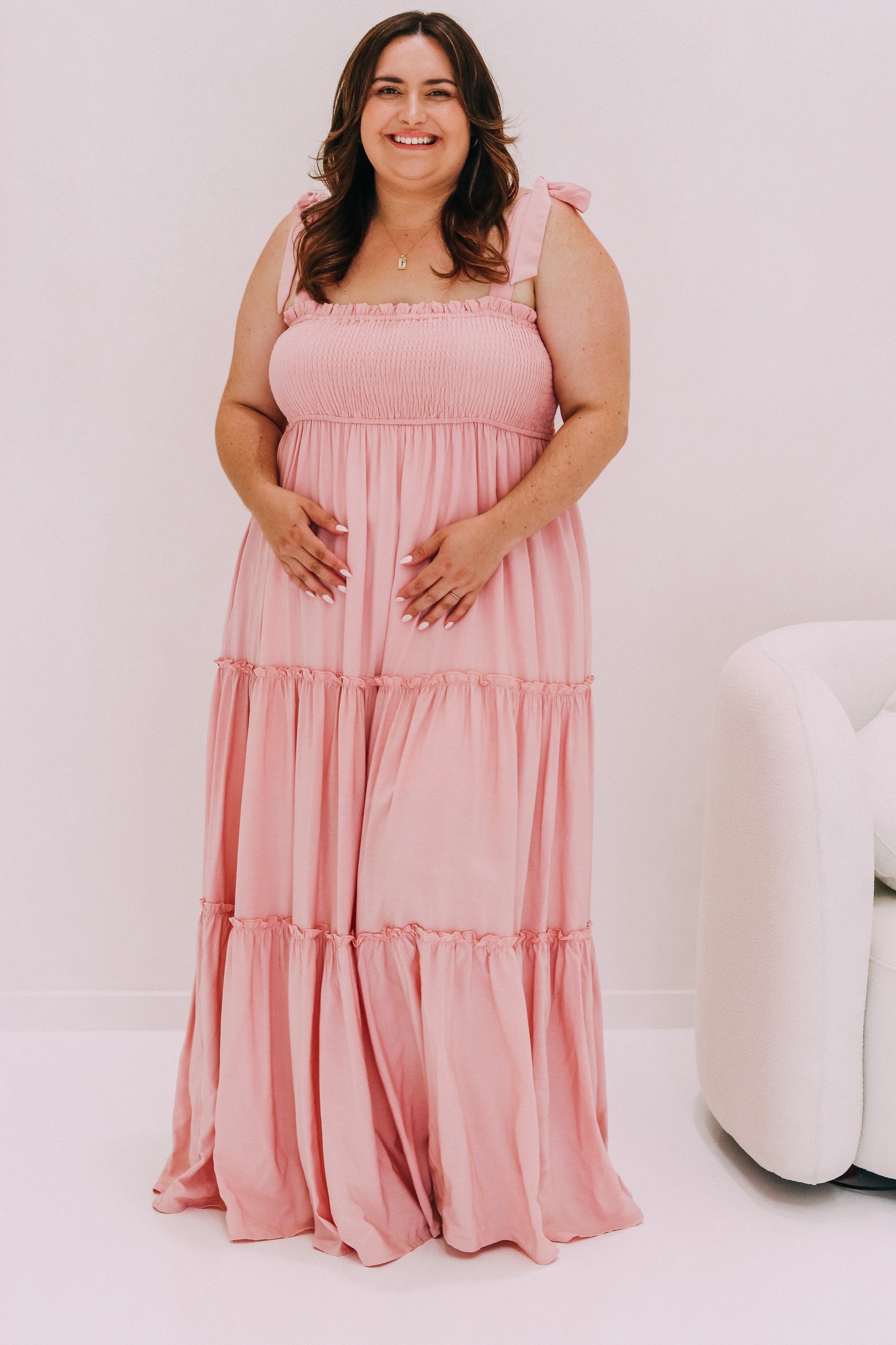 Baby Doll Maxi - Baby Pink