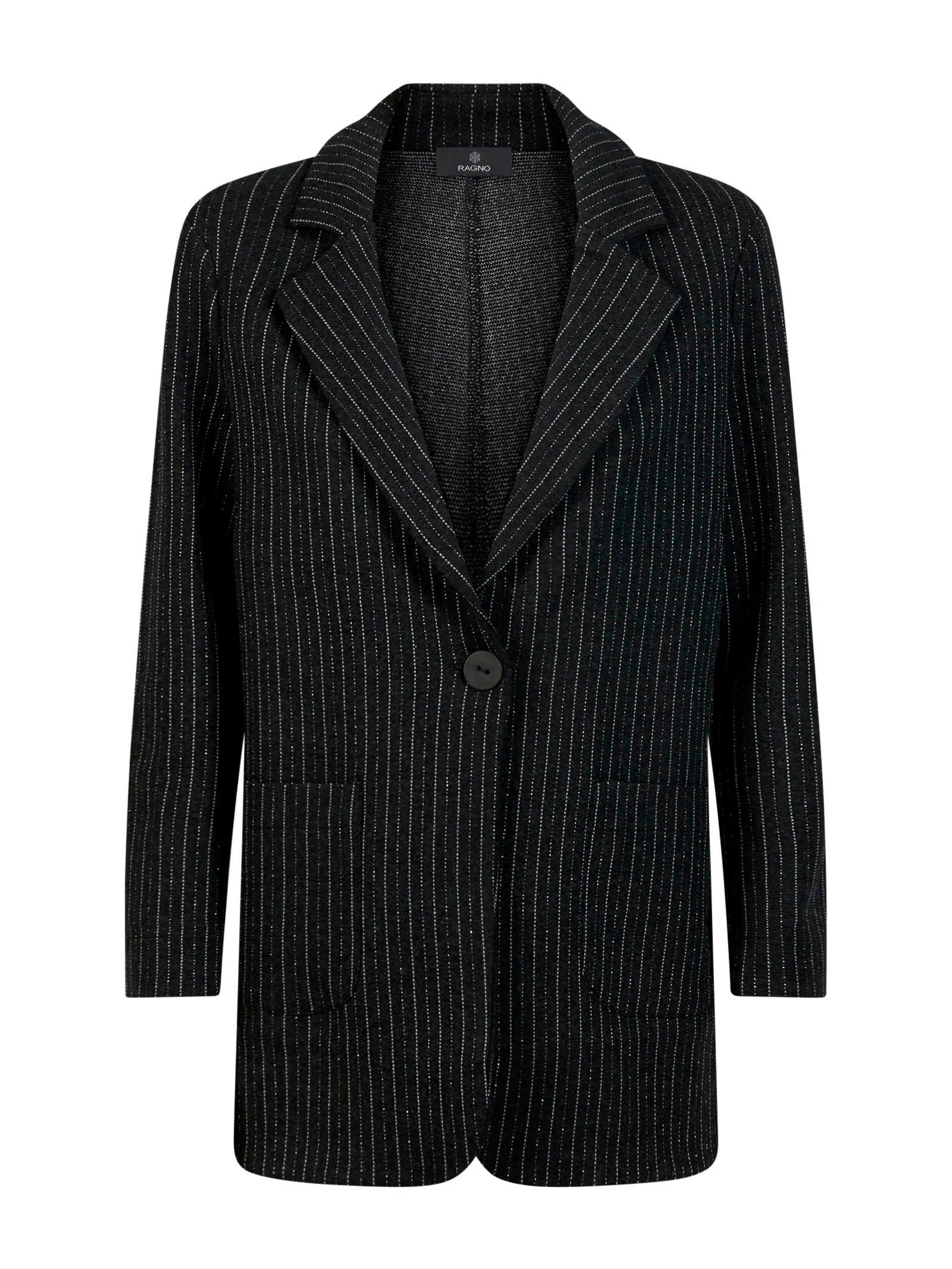 Blazer destrutturato in Eco Jacquard - Fant.Smoky Mel.