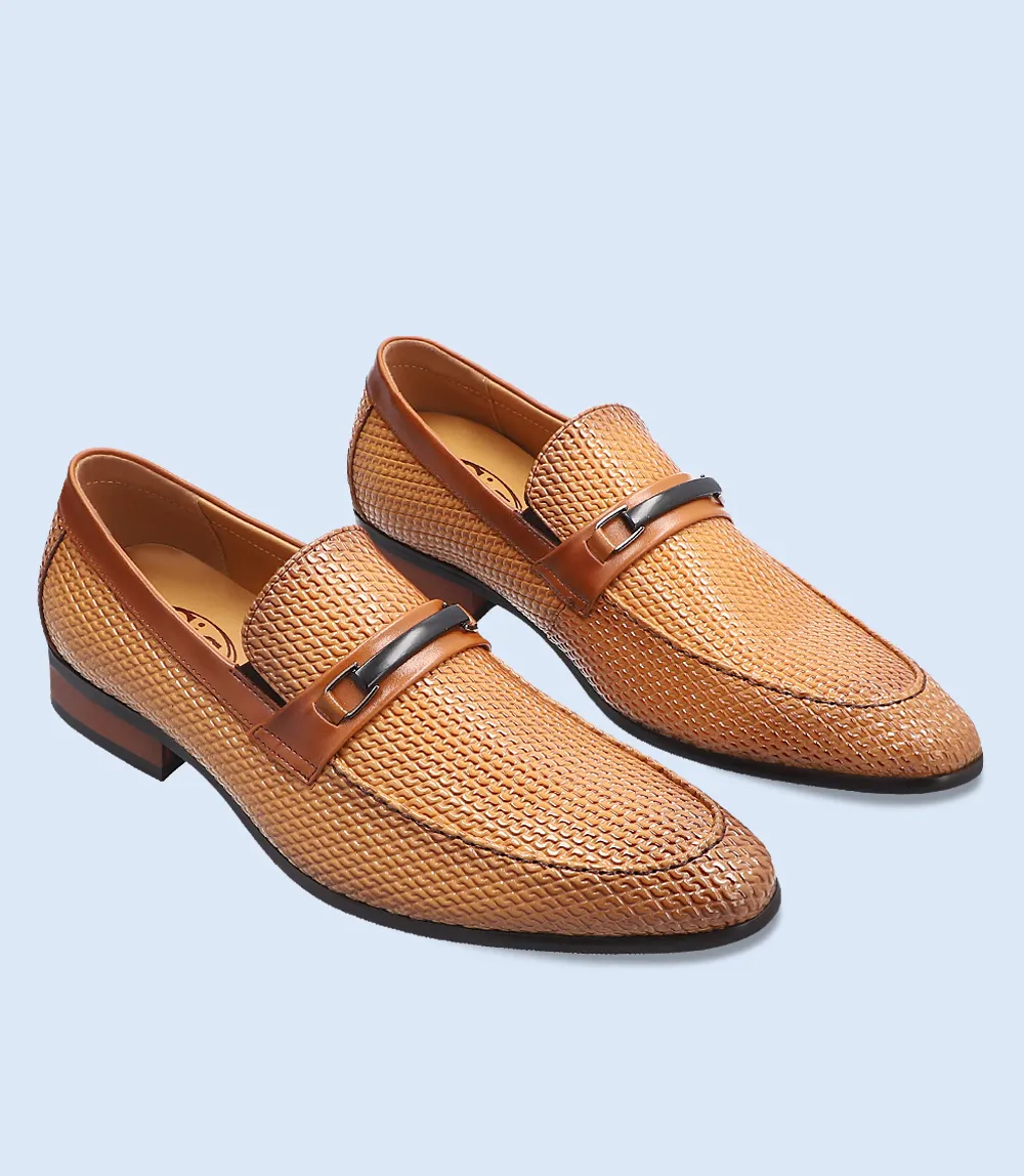 BM4161-BROWN-Men Formal Slip-on's