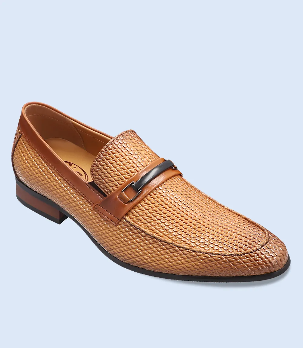 BM4161-BROWN-Men Formal Slip-on's