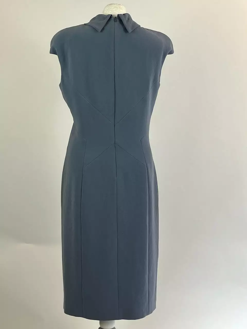 Bottega Veneta Cornflower Crepe  Midi Dress M