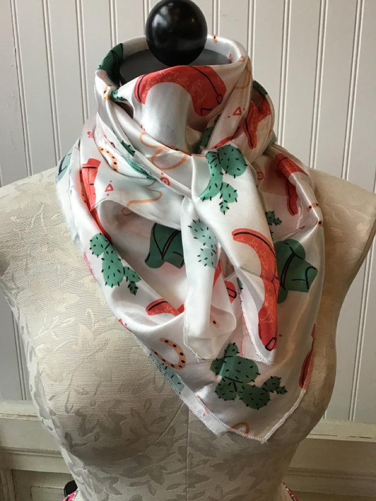 Cactus Cowboy Wild Rag Dress Scarf