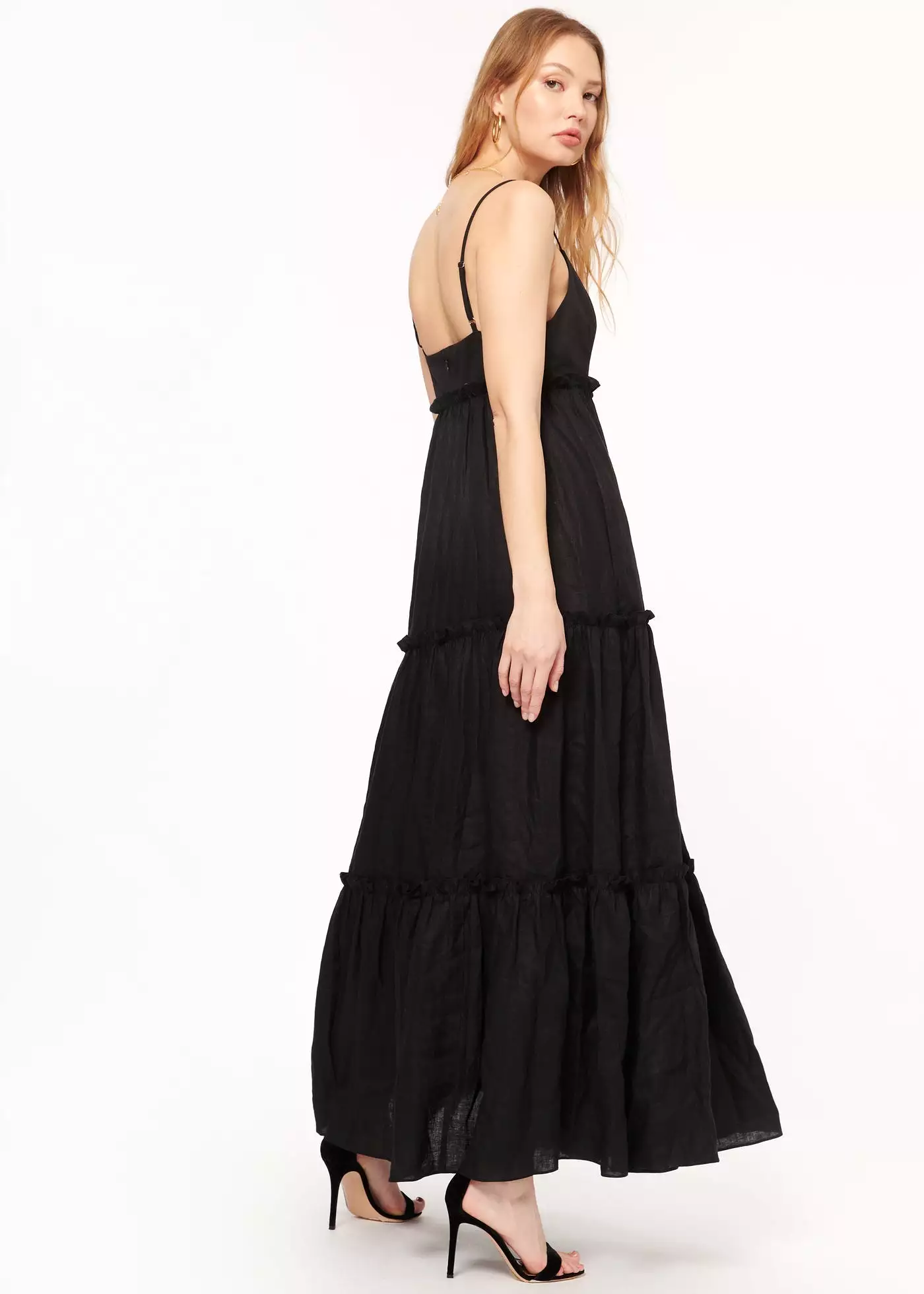 CAMI NYC GENEVIEVE DRESS BLACK