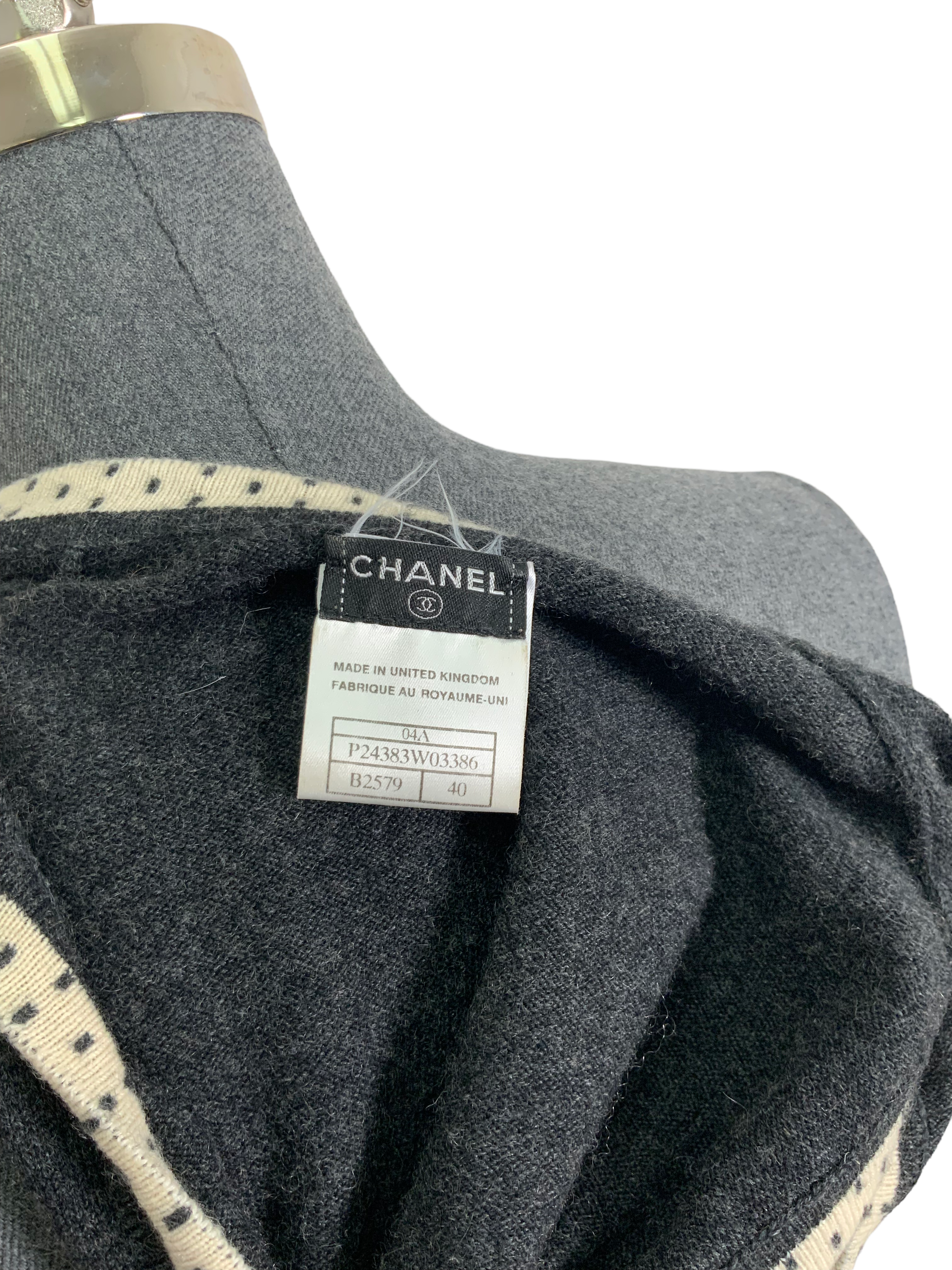 CHANEL 04A Cashmere Cardigan and Dress Size M