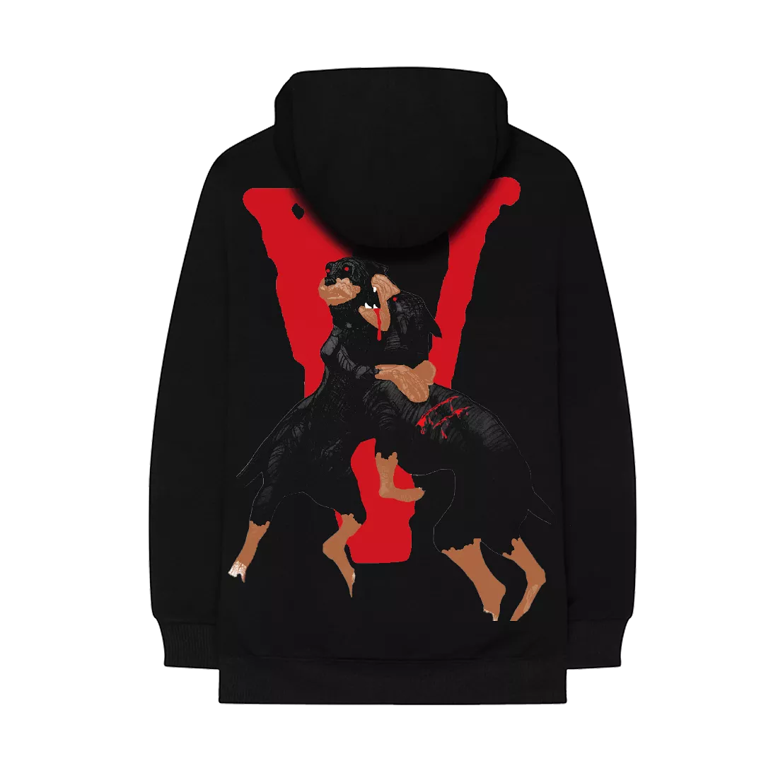 City Morgue x Vlone Dogs Hoodie black