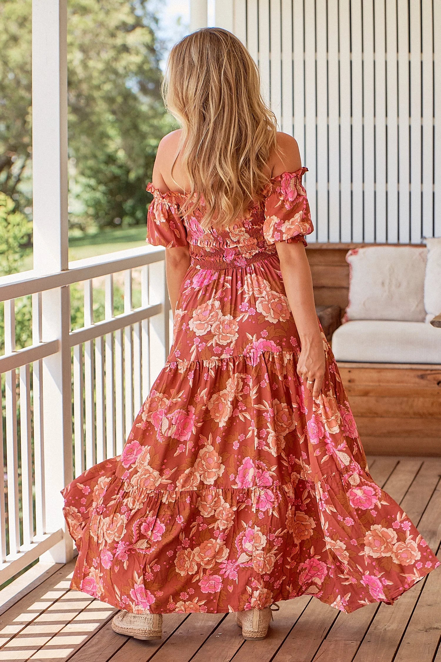 Claudette Maxi Dress - Woodstock Collection