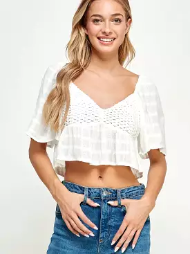 Cropped Cutie Crochet Summer Top