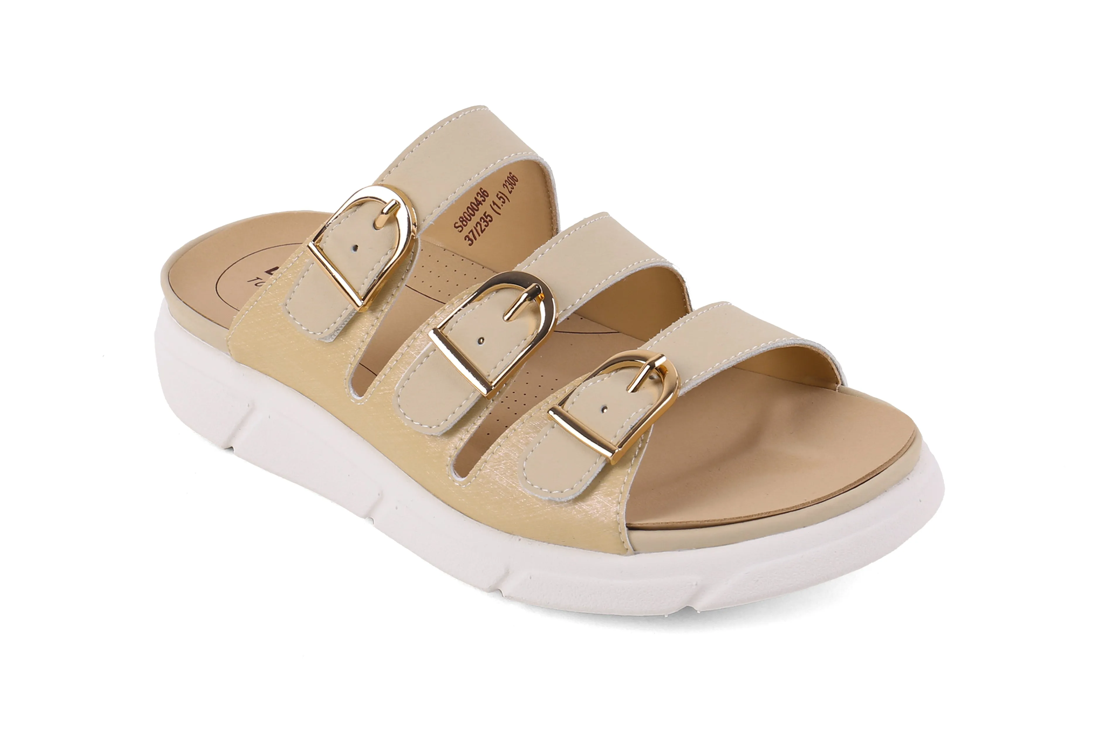 DR.KONG WOMEN REMOVABLE INSOLE SANDALS DK-S8000436-LBE(RP : $169)