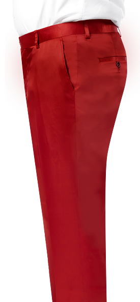 EJ Samuel Red Satin Pants PS02