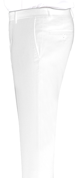 EJ Samuel White Satin Pants PS02