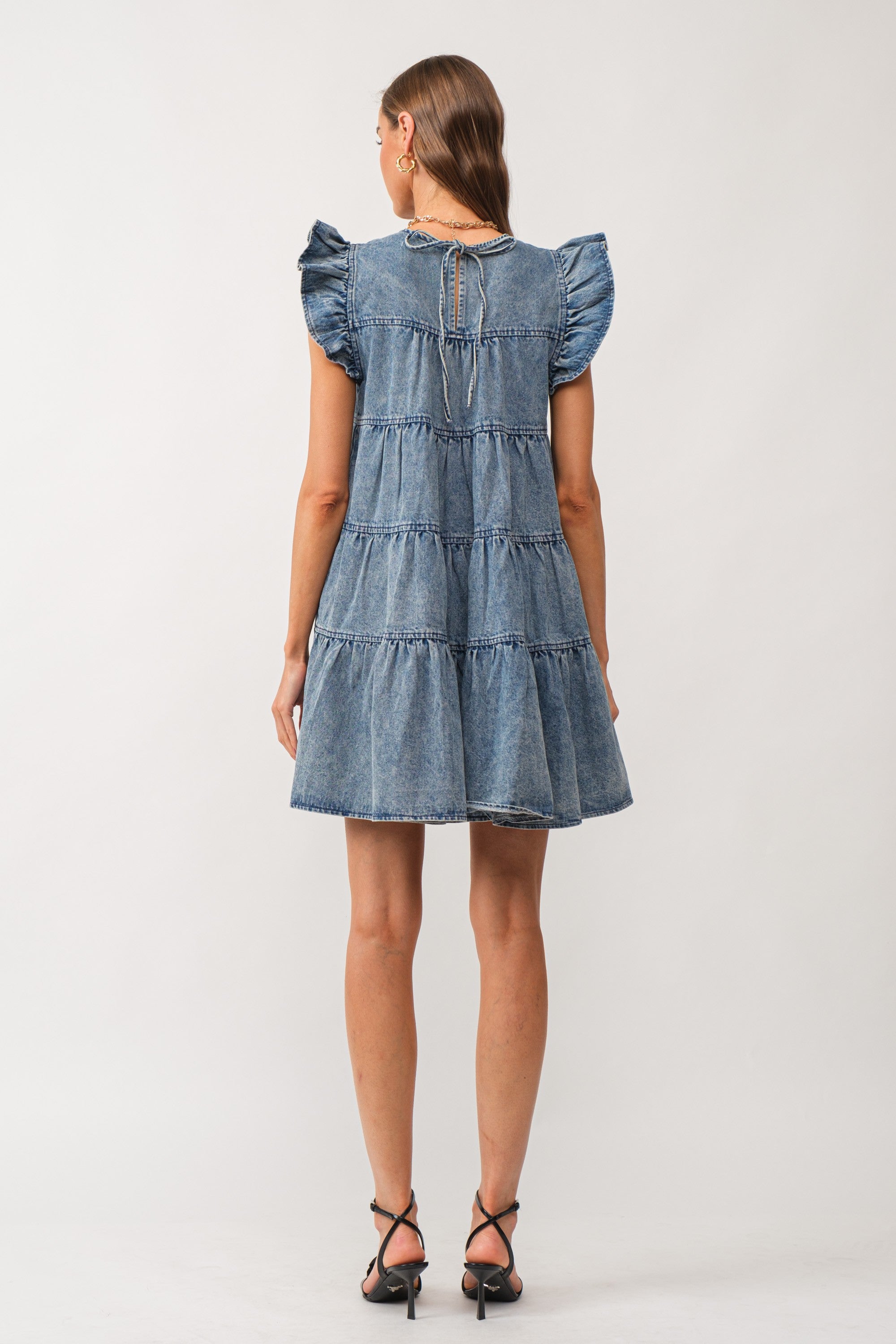 Elena Dress - Denim