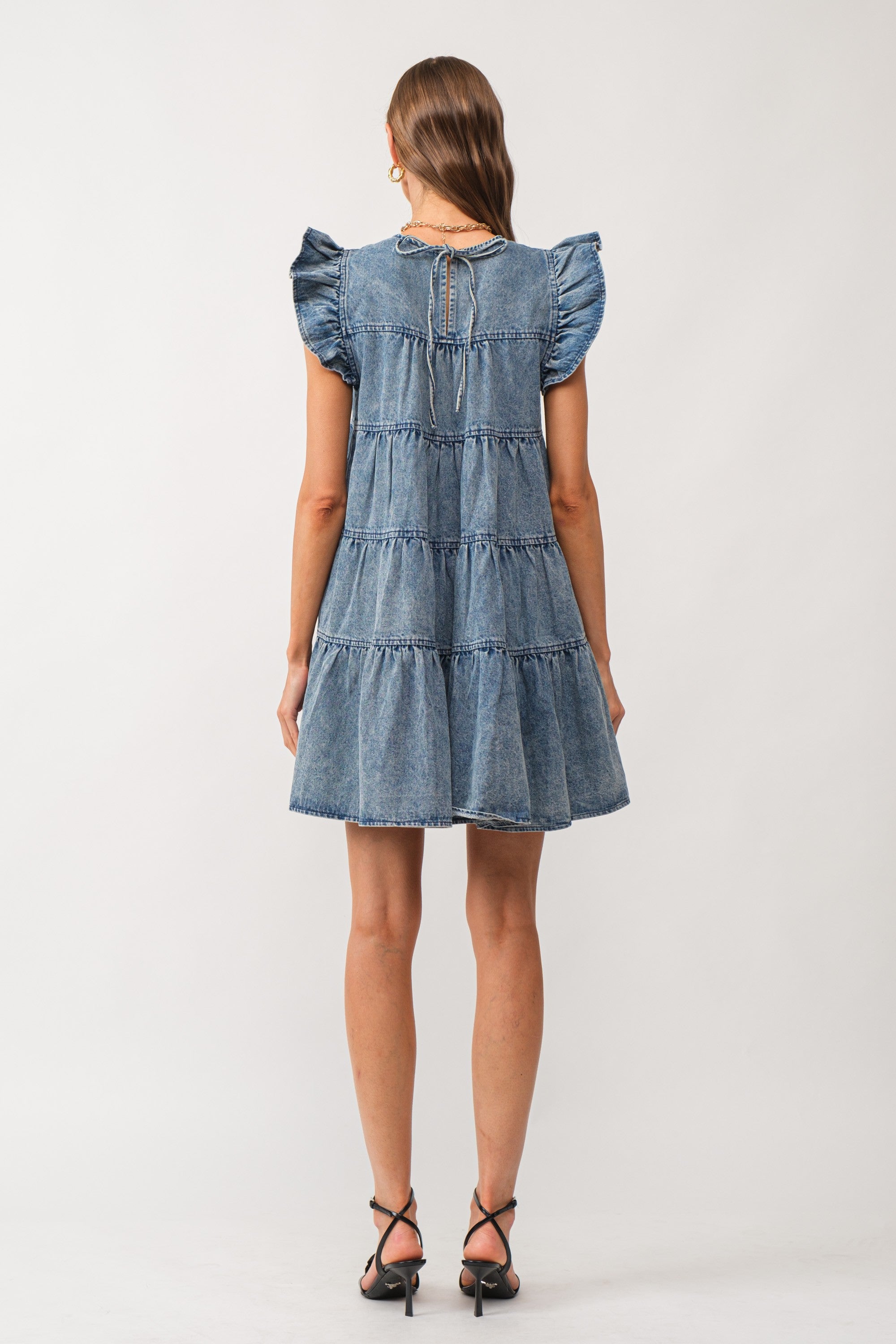 Elena Dress - Denim