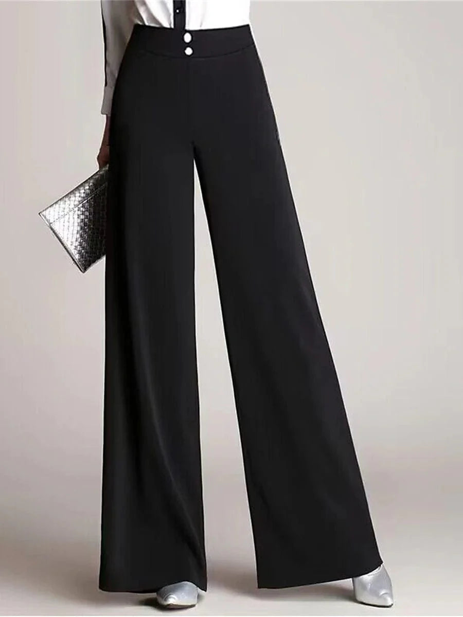 Elevate Your Style with Women's High-Waisted Wide Leg Pants