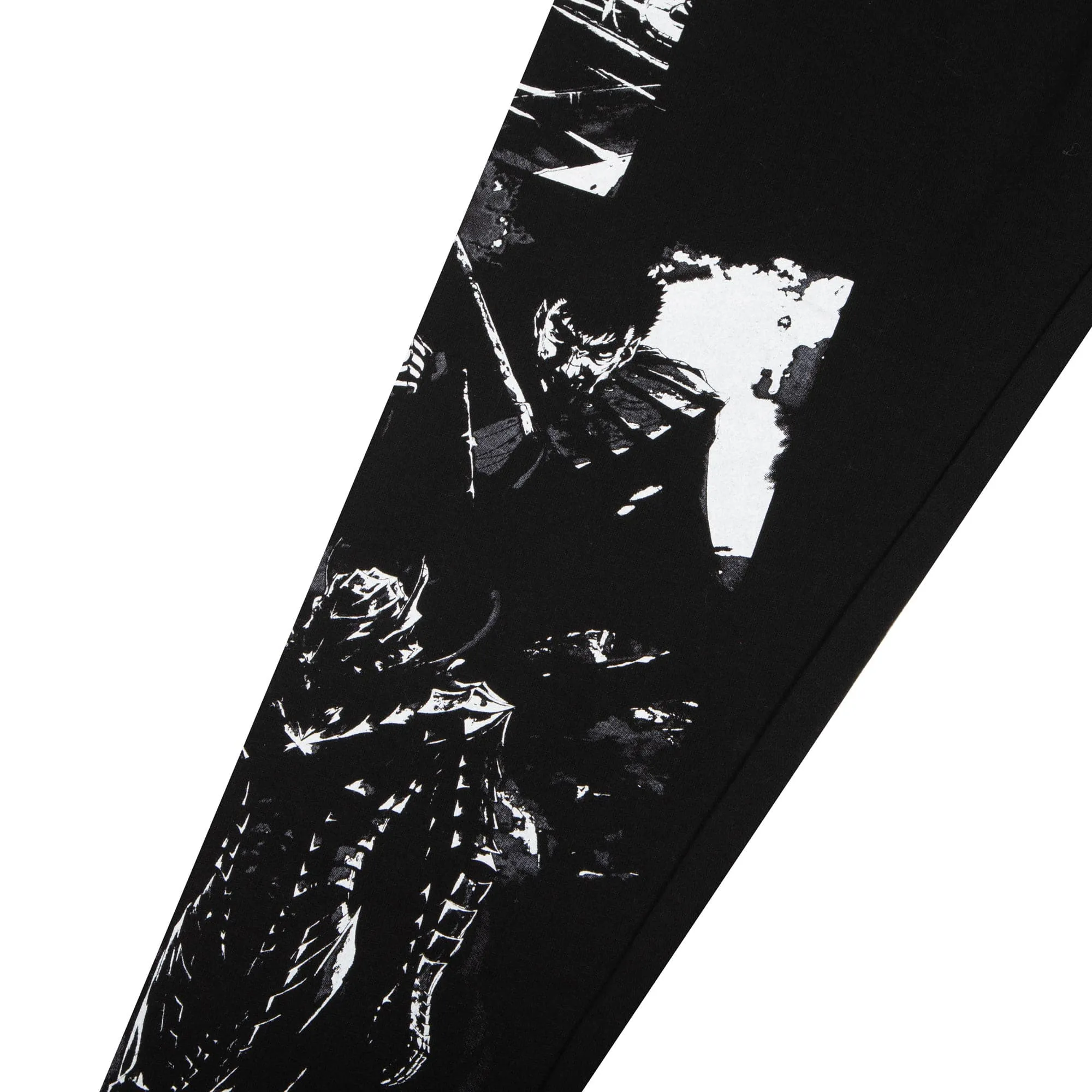 Enraged Guts Wrapped Black Joggers