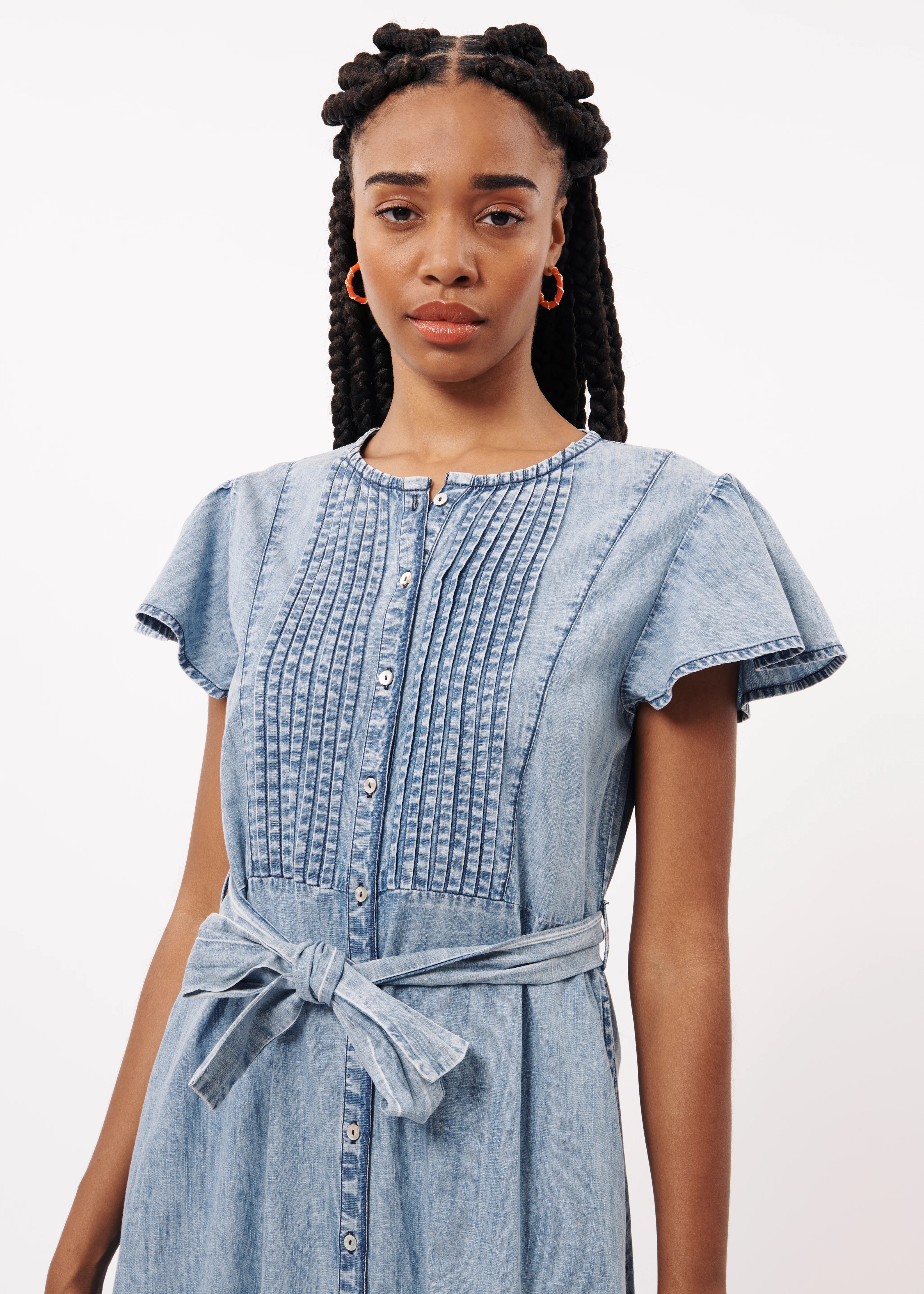 FRNCH Nolene Denim Dress