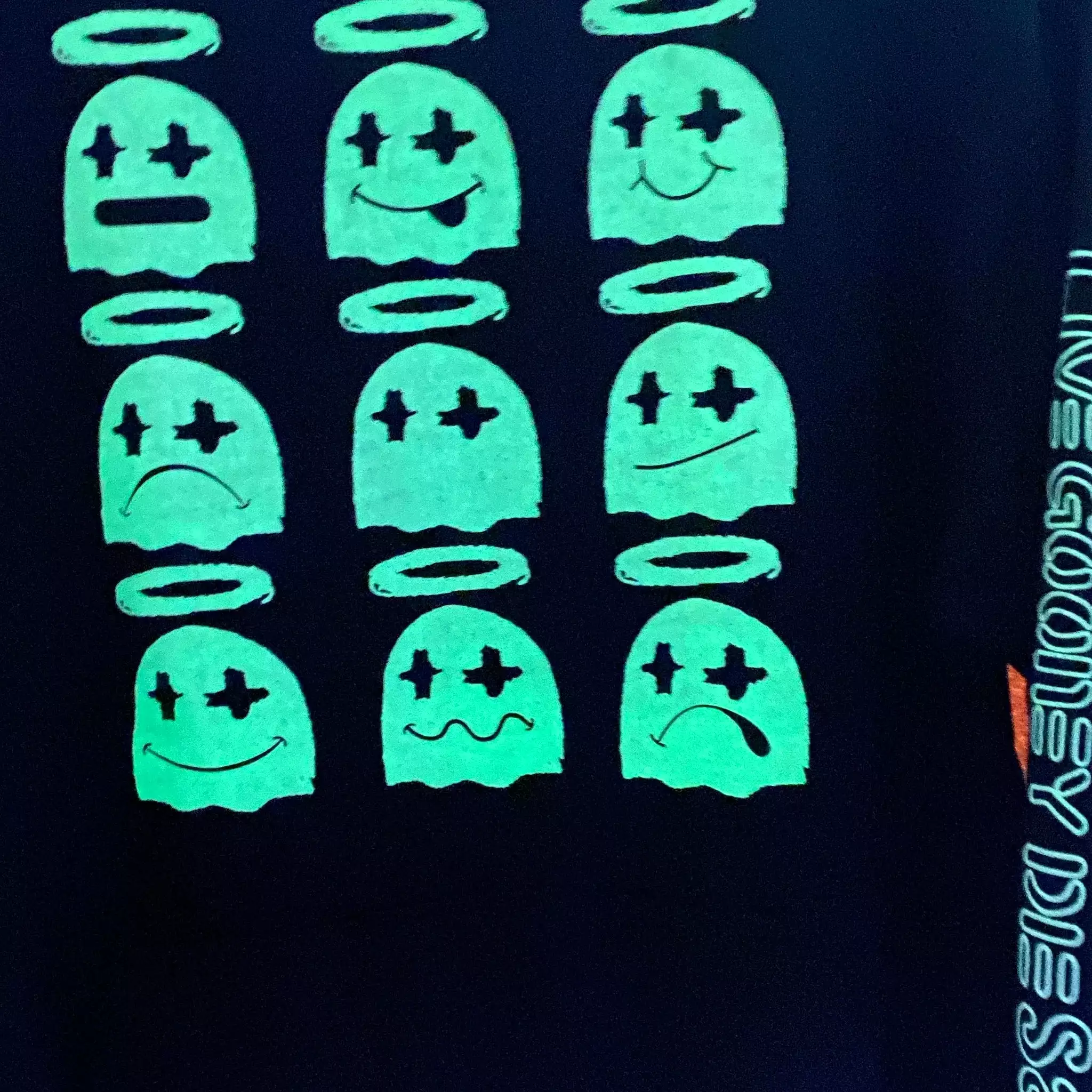 GHOST EMOTIONS HOODIE BLACK