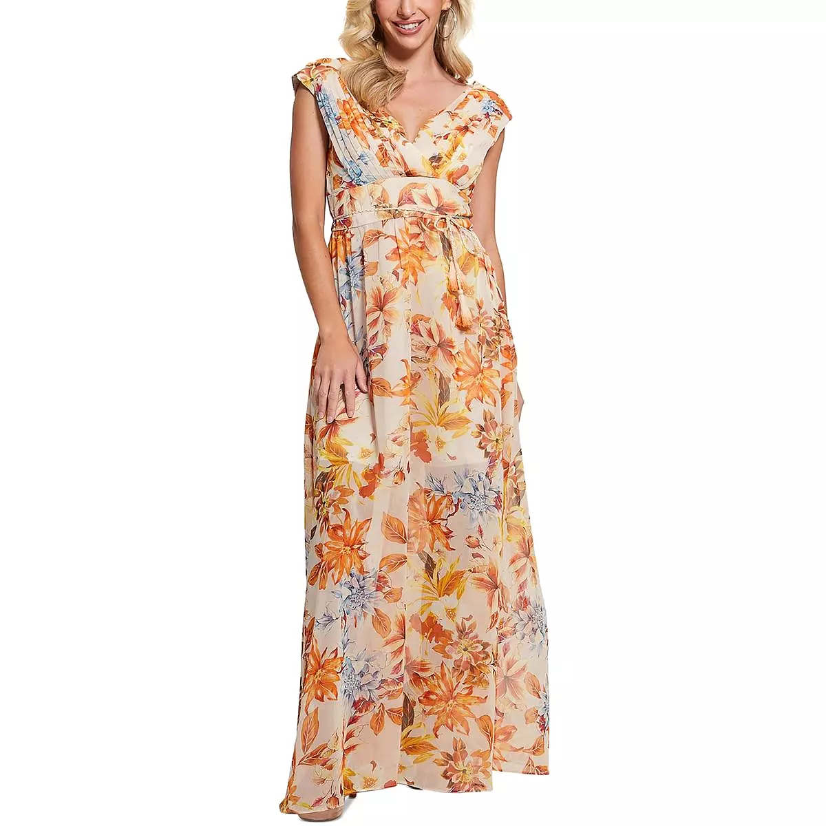 Guess Womens Daytime Long Maxi Dress