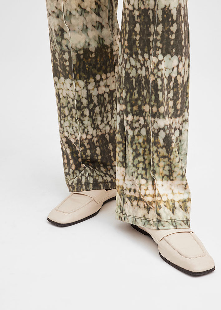 Gustav Marisa jersey pants 52000 Bukser - Olive w. Beige Print