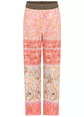 Gustav Marisa jersey pants 53000 Bukser - Coral Border Print