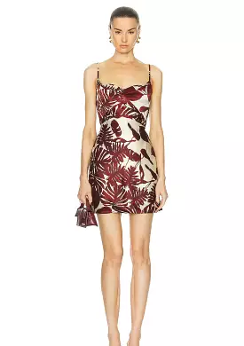 HALEY COWL DRAPED MINI DRESS