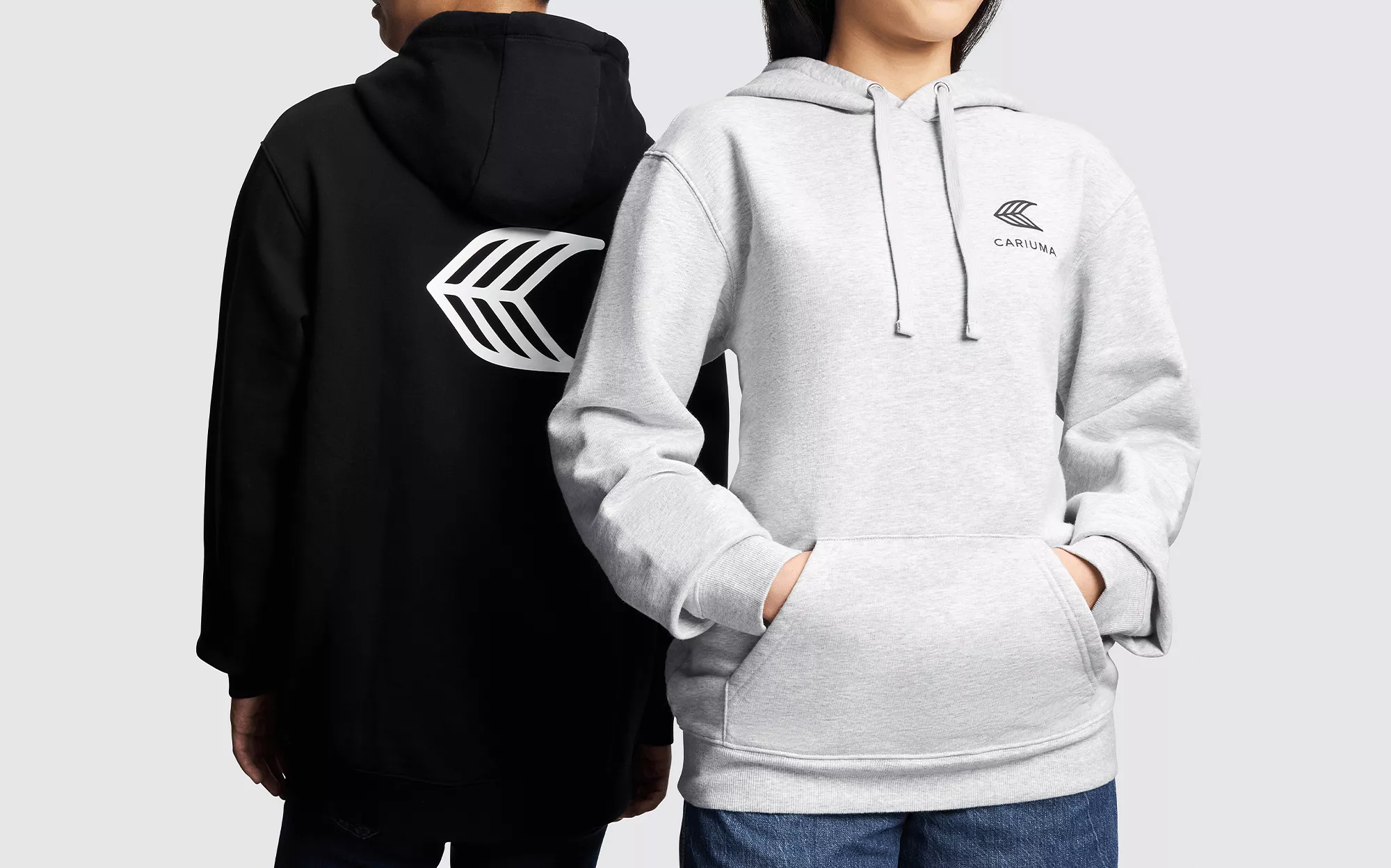 Hoodie Black with Off-White Logo