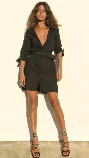 Jonah Mini Dress Black