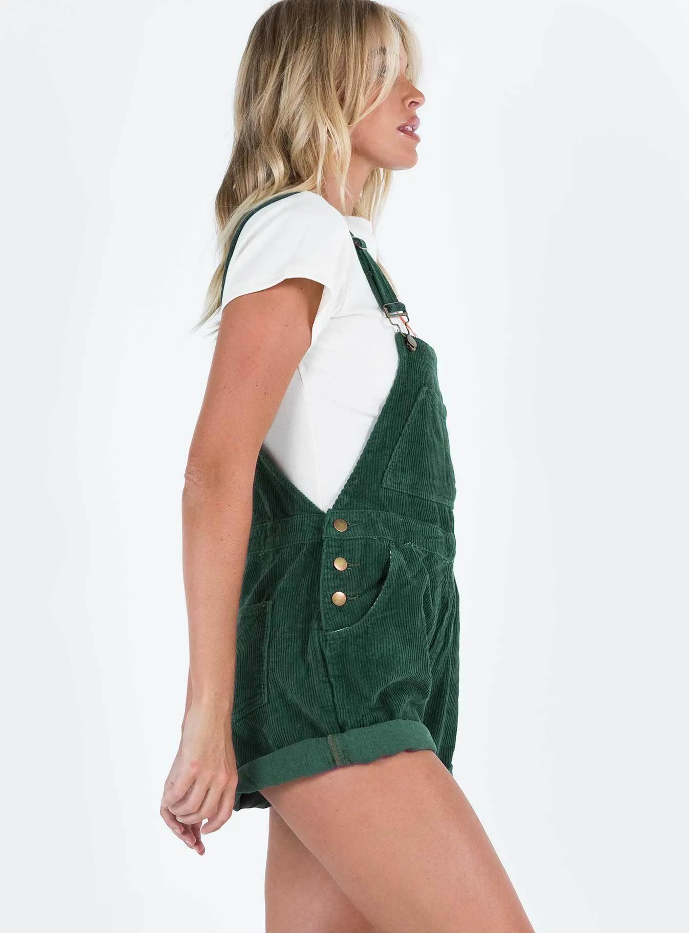 Kacey Overalls Khaki Tall