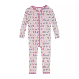 Kickee Pants - Coverall - Little Kittens