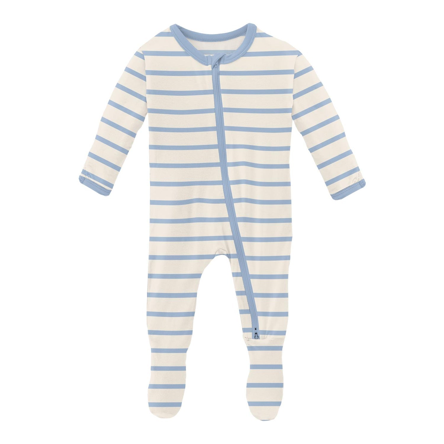 Kickee Pants Footie - Pond Sweet Stripe