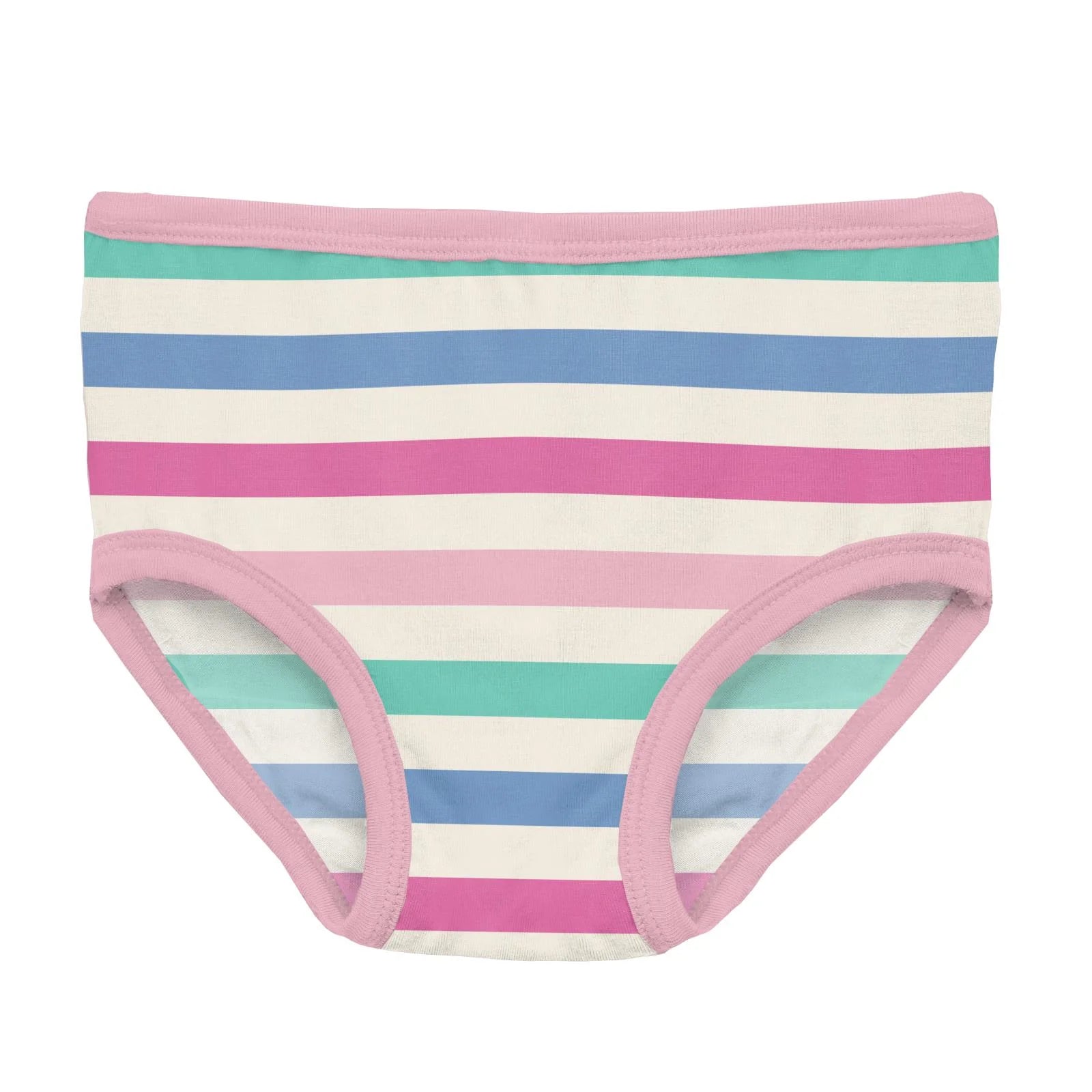 Kickee Pants Girl's Underwear - Skip to My Lou Stripe