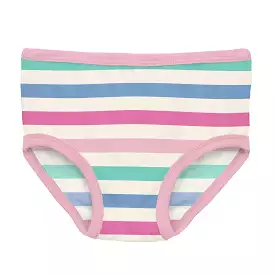 Kickee Pants Girl's Underwear - Skip to My Lou Stripe