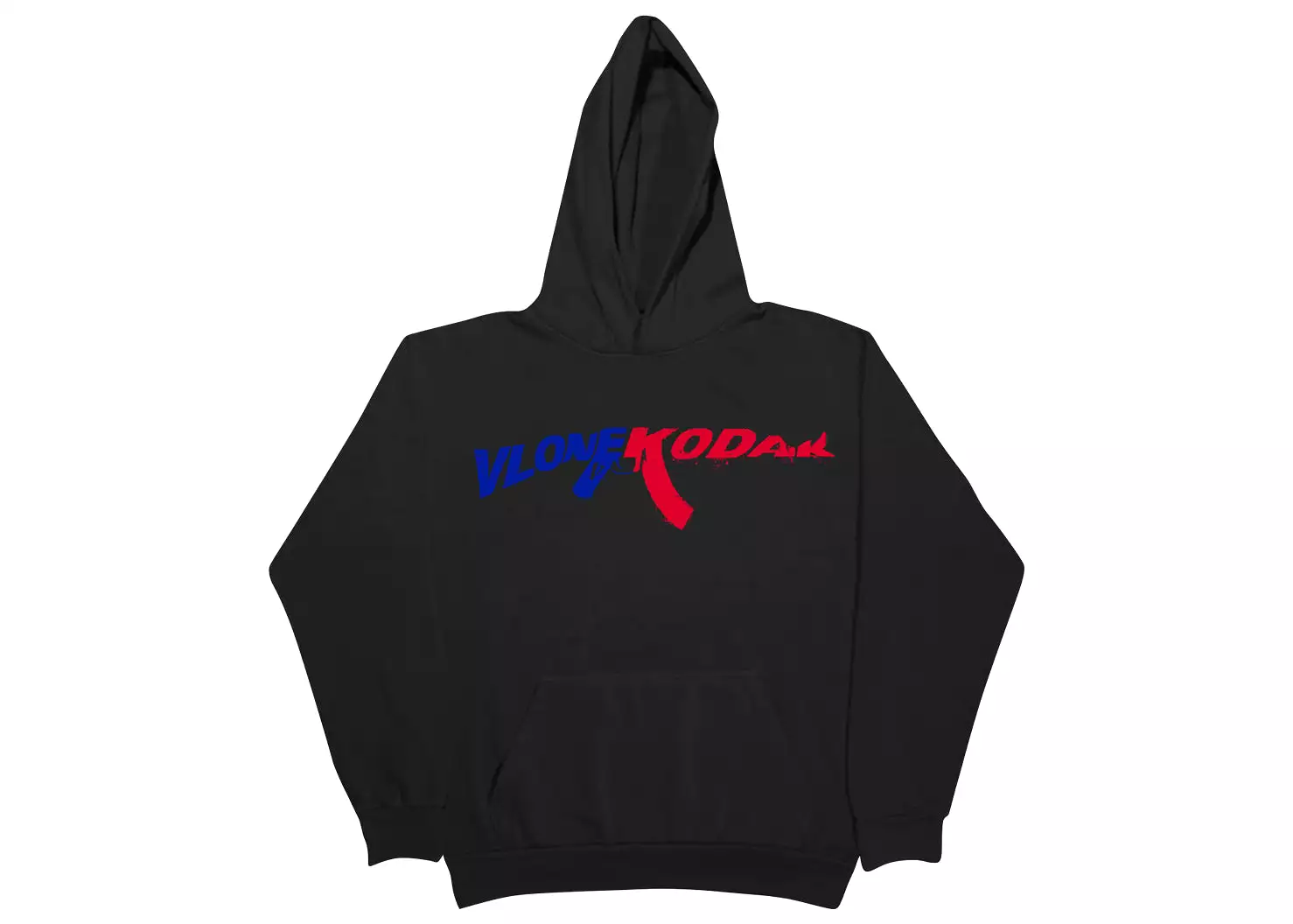 Kodak Black x Vlone 47 Hoodie Black