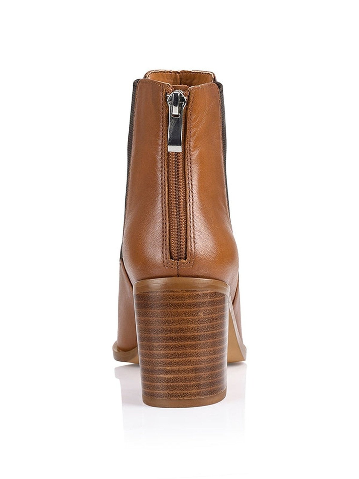 Laurah Chelsea Ankle Boots - Tan Leather