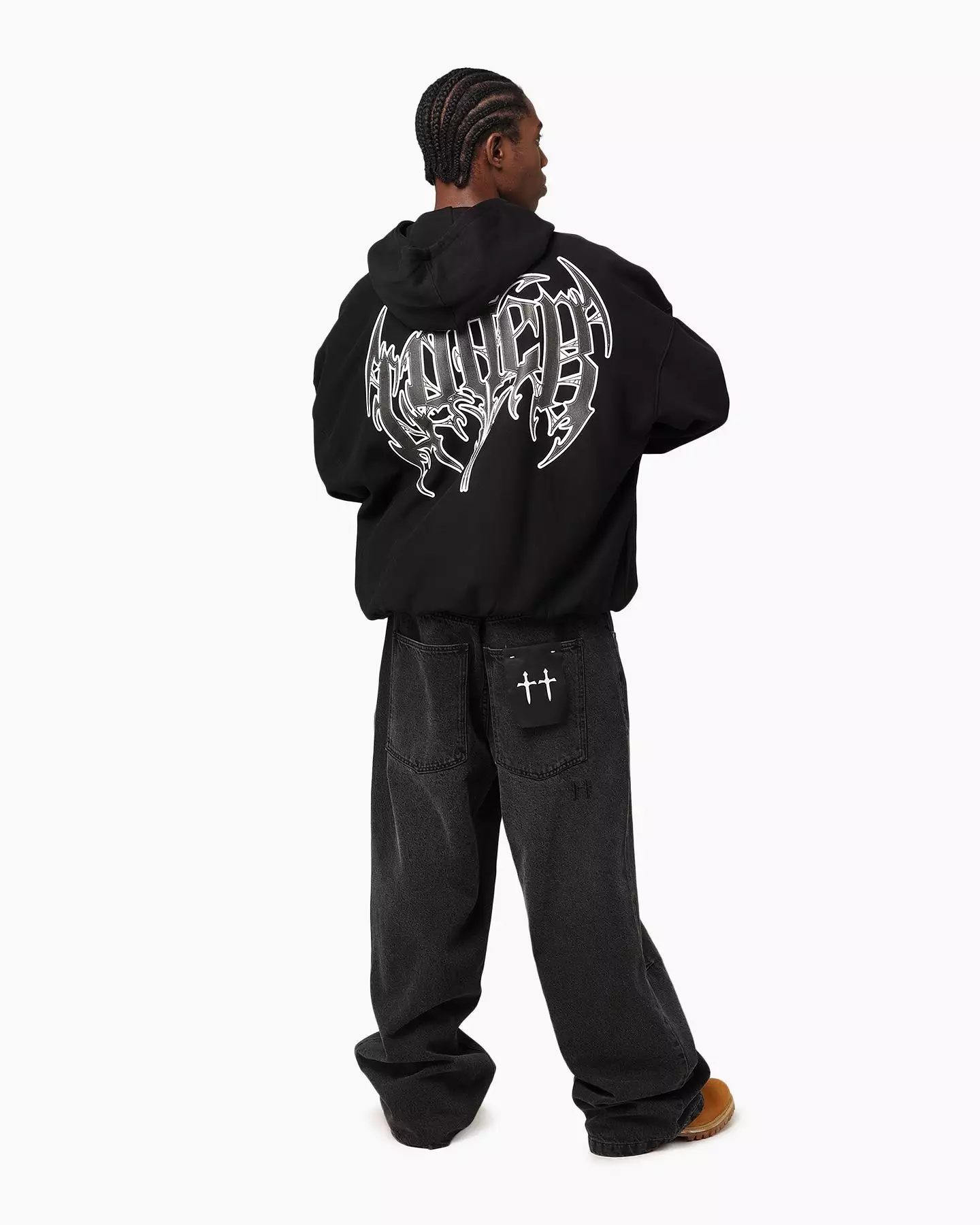 Loiter Metal Hoodie Black