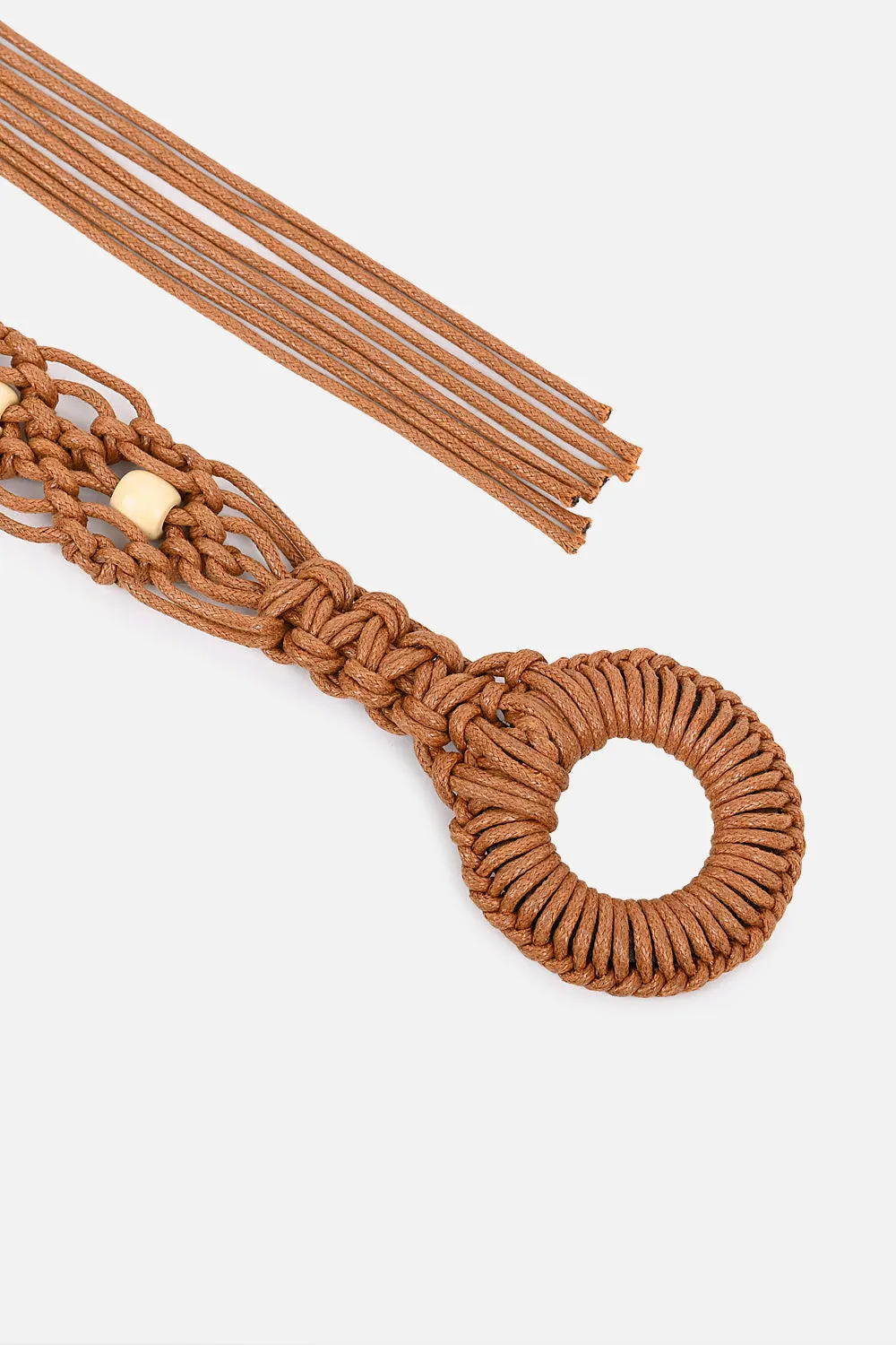 Macrame Beach Belt