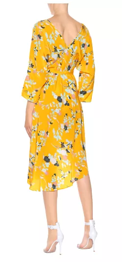 Marigold Silk Dress