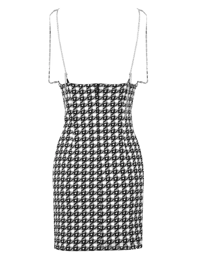 Marlah B/W Mini Dress